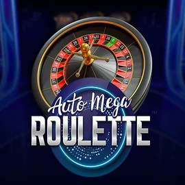 Auto Mega Roulette online game logo by Pragmatic Play on winlion-casino.net