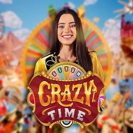 Crazy Time slot visual from Evolution available on winlion-casino.net