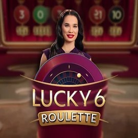 Lucky 6 Roulette slot logo by Pragmatic Play at WinLion Casino