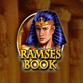 Ramses Book Deluxe slot logo by Gamomat at WinLion Casino