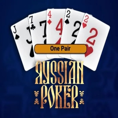 Russian Poker slot visual from OneTouch Games available on winlion-casino.net