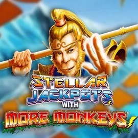 Stellar Jackpots with More Monkeys game by Lightning Box Game – logo hosted on WinLion Casino